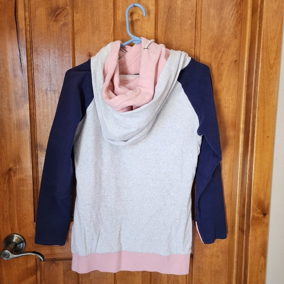 & Colorblock Hoodie with Pocket Small - Picture 7 of 8